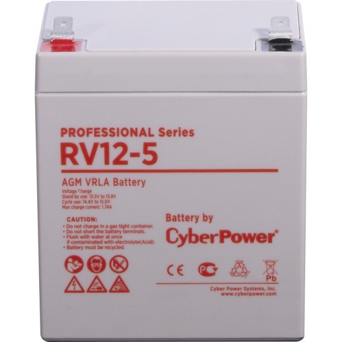 Аккумуляторная батарея CYBERPOWER RV12-5 RV 12-5 Аккумуляторная батарея CYBERPOWER RV12-5 RV 12-5
