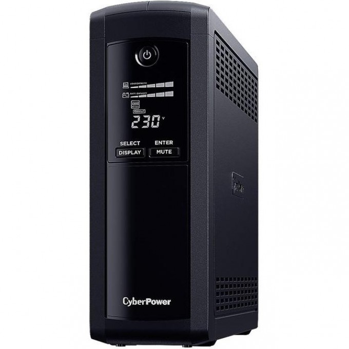 Источник бесперебойного питания UPS CYBERPOWER Line-Interactive 1600VA/960W USB/RS-232/RJ11/45 (4 + 1 EURO) VP1600ELCD